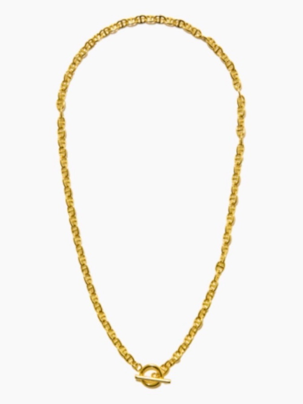 SAHIRA JEWELRY Taylor Toggle Chain in gold 16”